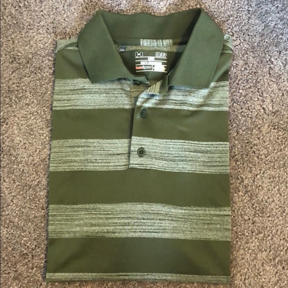 Men’s Under Armour Heat Gear Loose Fit Small Polo